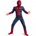 Детский костюм человека паука с мускулатурой, Человек-паук